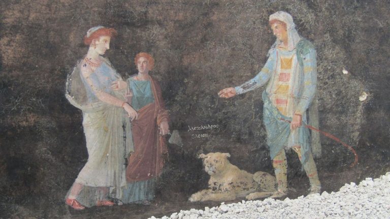 Pompeii'de Truva Savaşı'ndan ilham alan 2000 yıllık freskler bulundu
