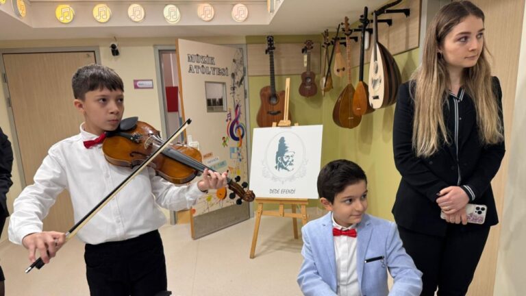 Türkiye’nin okul öncesi müzik eğitimi uygulayan ilk devlet okulu açıldı